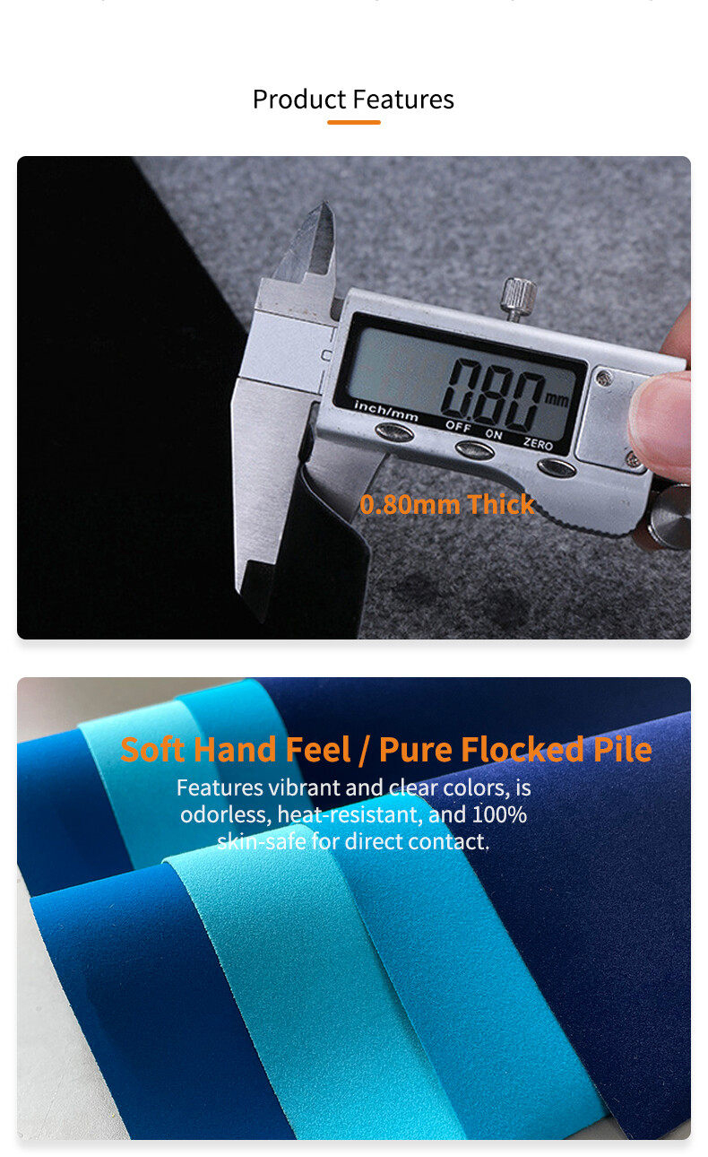 flocked heat transfer vinyl features
