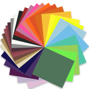 30 colors 3D puff heat transfer vinyl sheets, puff HTV color swatch for garment printing