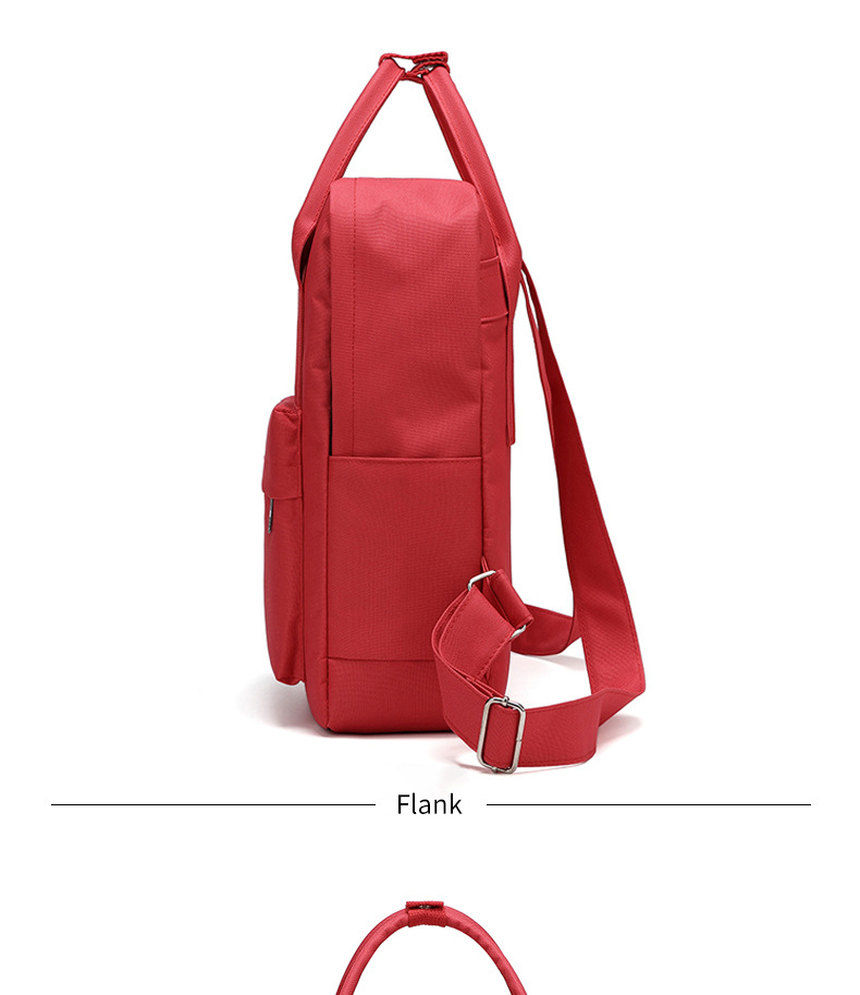 flank of custom backpack