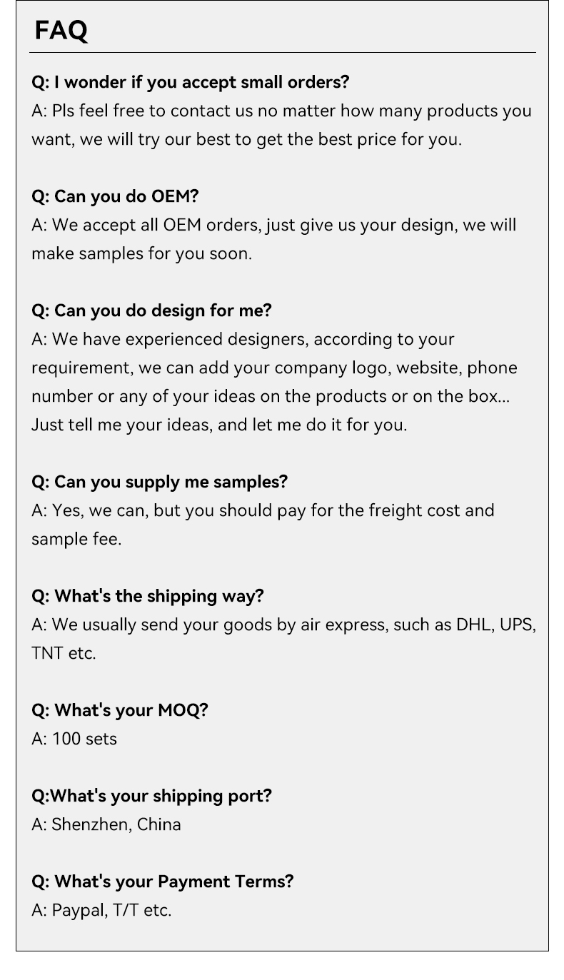 FAQ of custom backpack