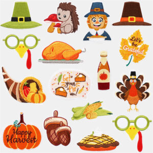 Thanksgiving Embroidered Appliques