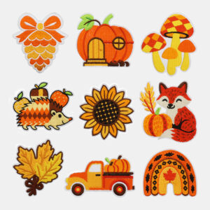 thanksgiving embroidery patches