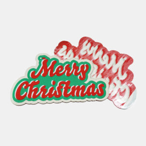 Merry Christmas Letter Embroidered Patches